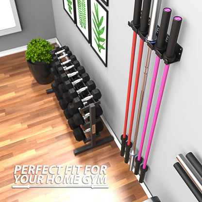 Synergee Vertical Barbell Wall Storage Racks - Grit Grind Strength