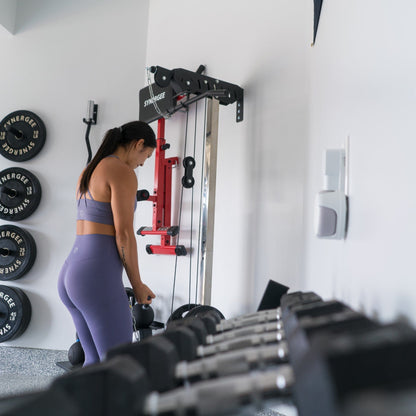 Synergee Wall Mounted Lat Pulley Machine - Grit Grind Strength