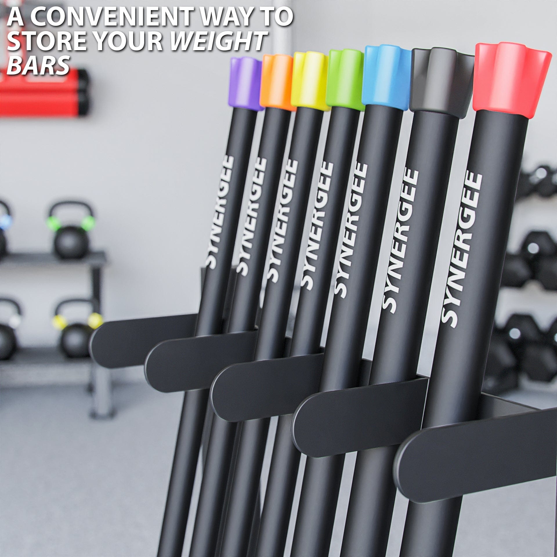 Synergee Weight Bar Rack - Grit Grind Strength