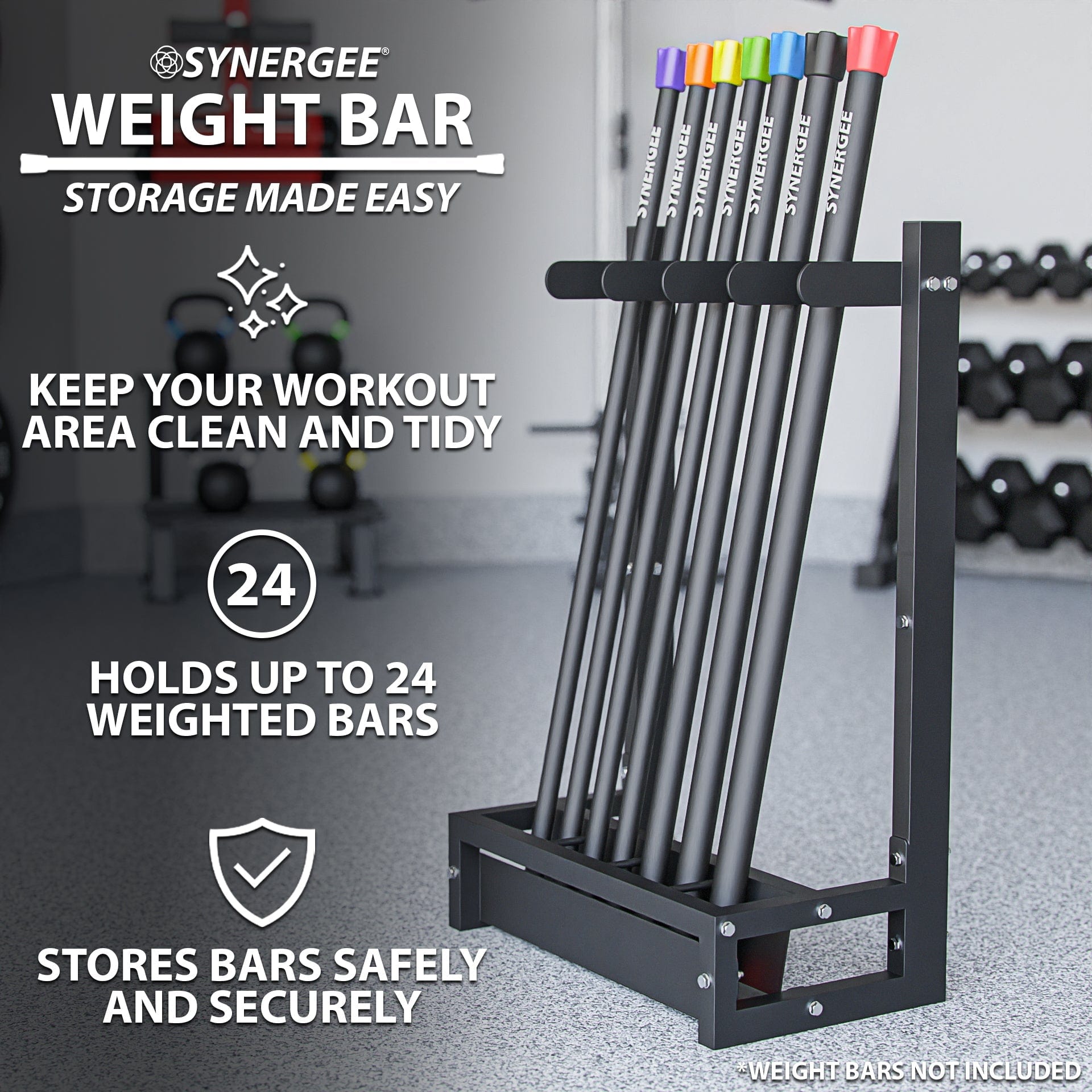 Synergee Weight Bar Rack - Grit Grind Strength
