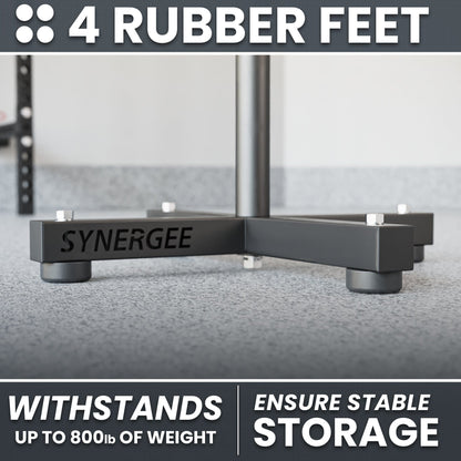 Synergee Weight Plate Stacker - Grit Grind Strength