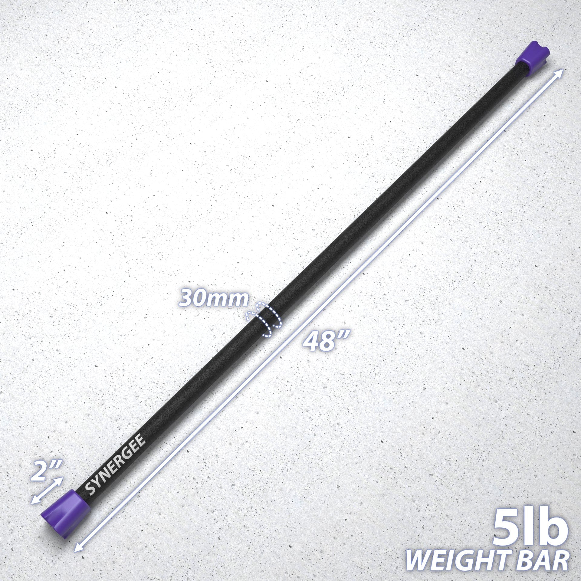 Synergee Weighted Workout Bars - Grit Grind Strength