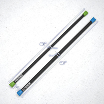 Synergee Weighted Workout Bars - Grit Grind Strength