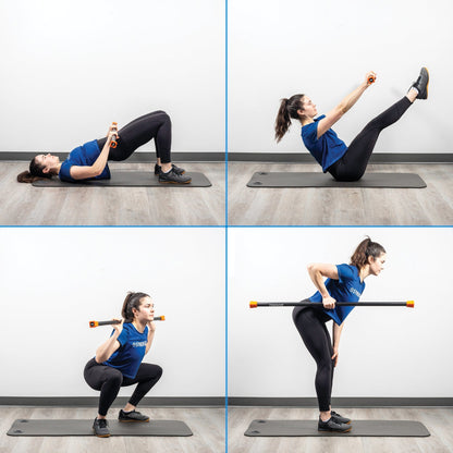 Synergee Weighted Workout Bars - Grit Grind Strength