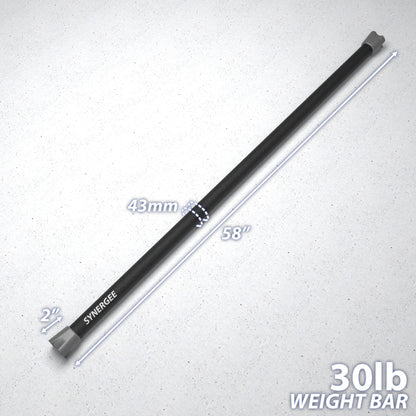 Synergee Weighted Workout Bars - Grit Grind Strength