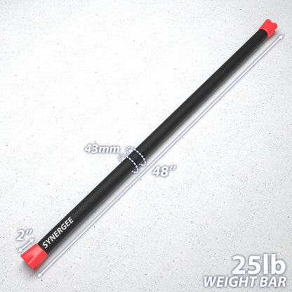 Synergee Weighted Workout Bars - Grit Grind Strength