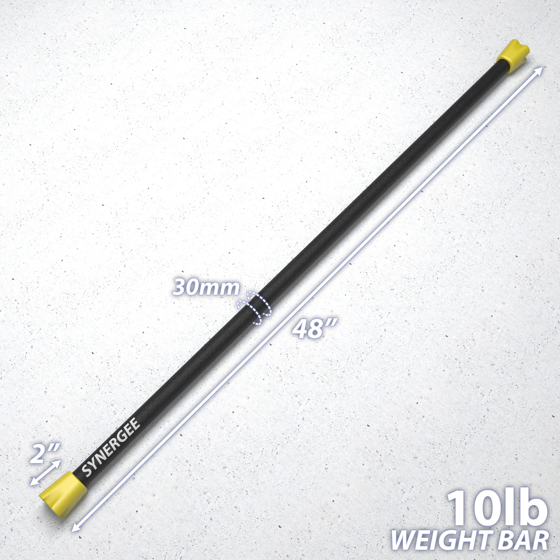 Synergee Weighted Workout Bars - Grit Grind Strength