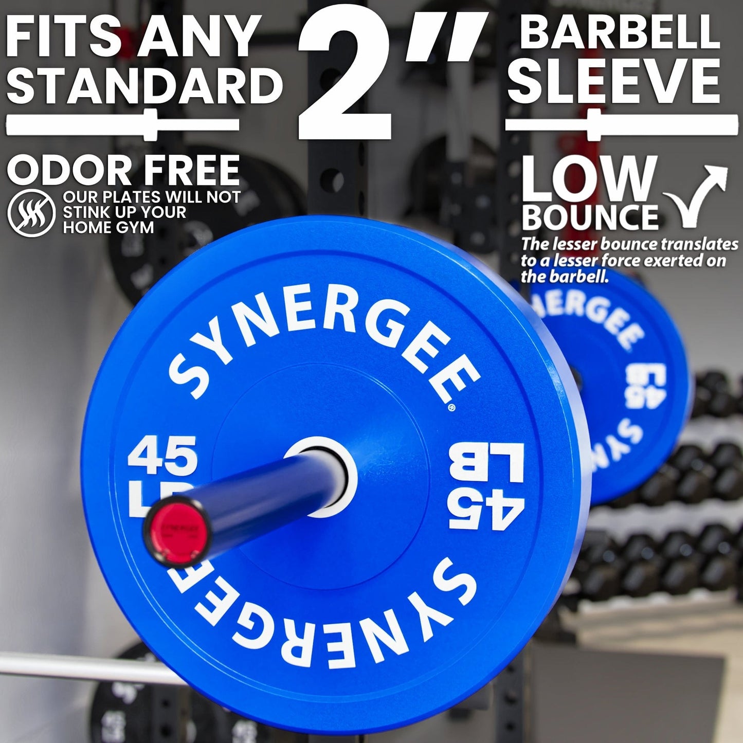 Synergee Bumper Plates - Grit Grind Strength