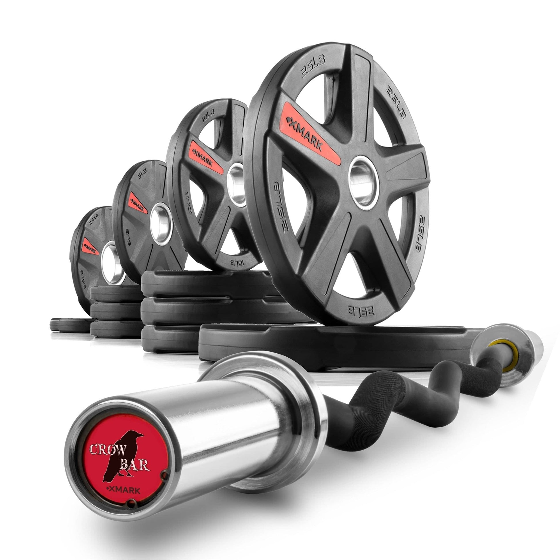 Texas Star Olympic Weight Plates and Curl Barbell Sets - Grit Grind Strength