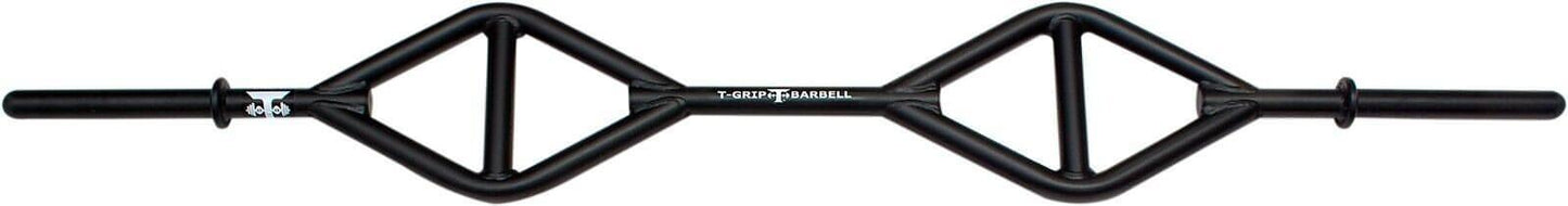 TGrip Club Strength Bar (Black) - Multi Grip - Functional Training - Football - Swiss - Neutral - Grit Grind Strength