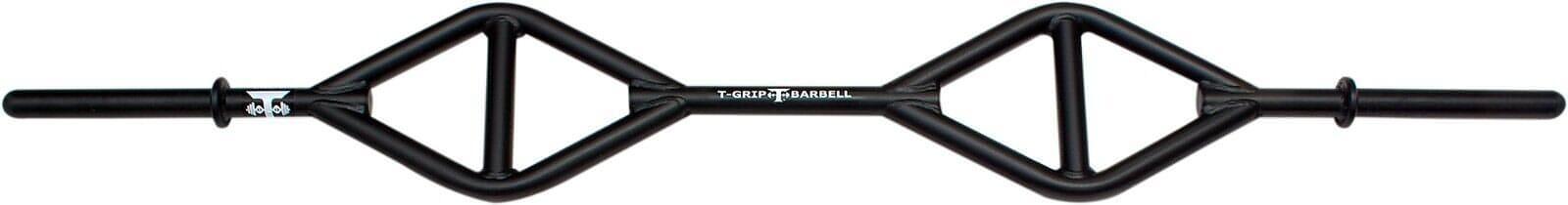 TGrip Club Strength Bar (Black) - Multi Grip - Functional Training - Football - Swiss - Neutral - Grit Grind Strength