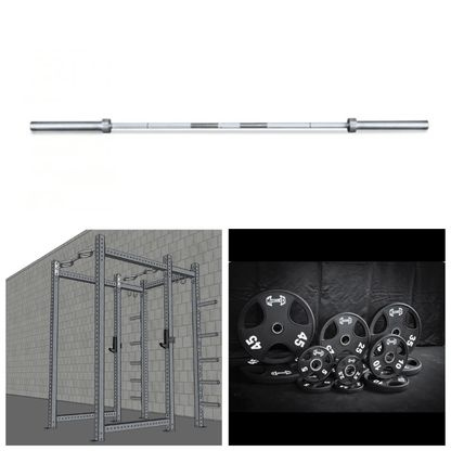 TGrip Commercial Full Power Rack Set - 3x3 Steel - Functional Multi - Grip Pull - Up - Plate Storage - J - Hooks - Grit Grind Strength