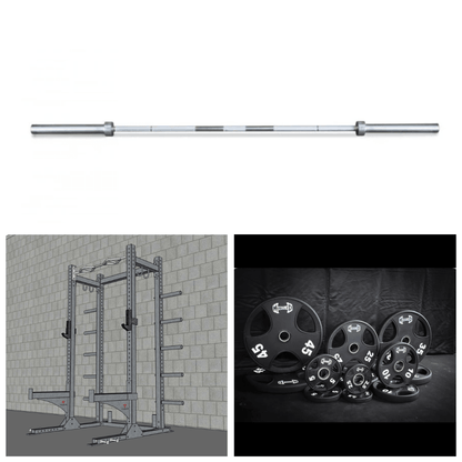 TGrip Commercial Half Rack Complete Kit - 3x3 Steel - Functional Multi - Grip Pull - Up - Bar & Plate Storage - J - Hooks - Grit Grind Strength