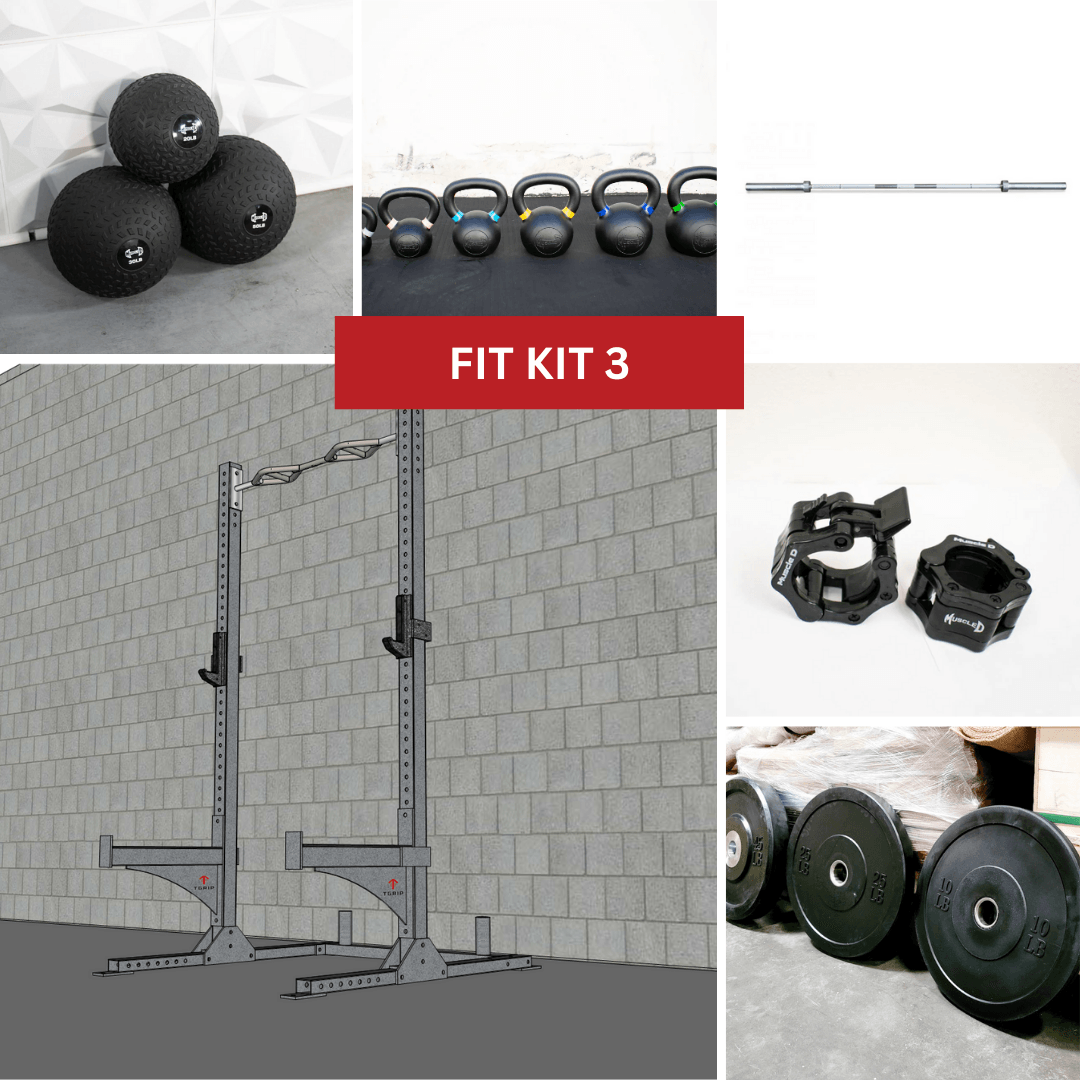 TGrip Commercial Squat Stand Complete Kit - Grit Grind Strength