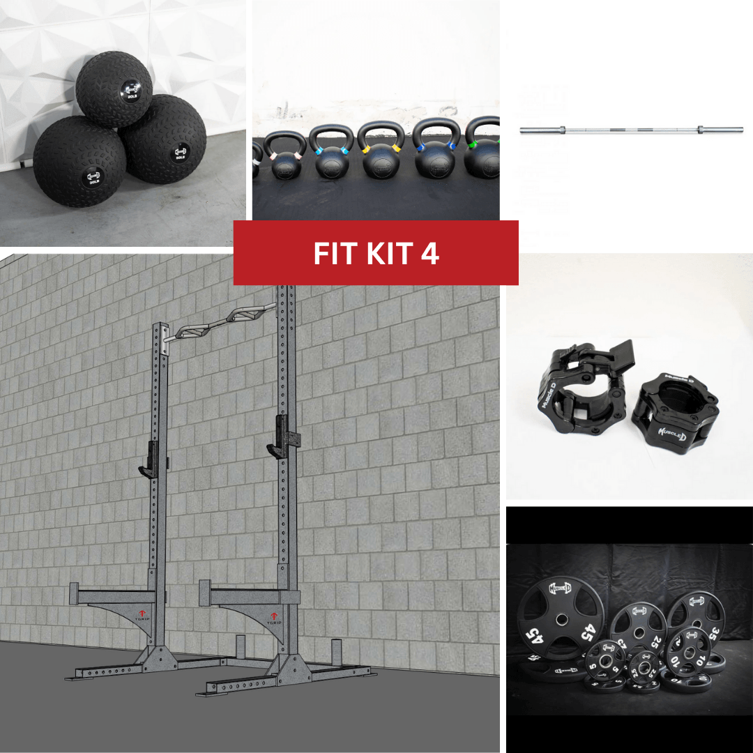 TGrip Commercial Squat Stand Complete Kit - Grit Grind Strength