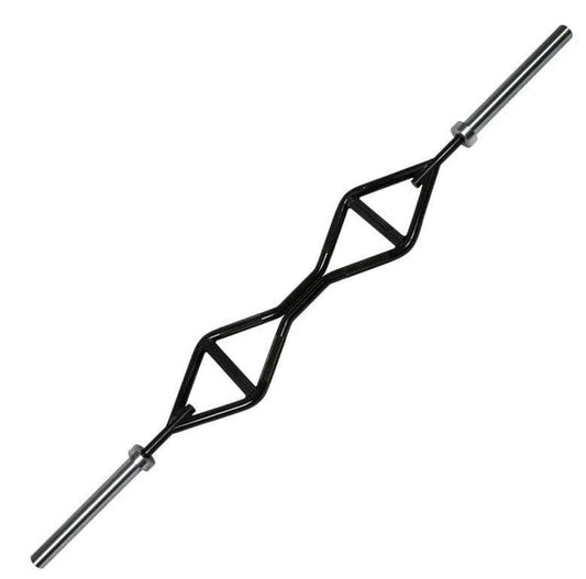 TGrip Pro Series Single Handle Olympic Bar (Rotating Ends) - Multi Grip - Strength Training - Football - Swiss - Neutral - Grit Grind Strength