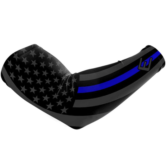 Thin Blue Line Arm Sleeve - Grit Grind Strength