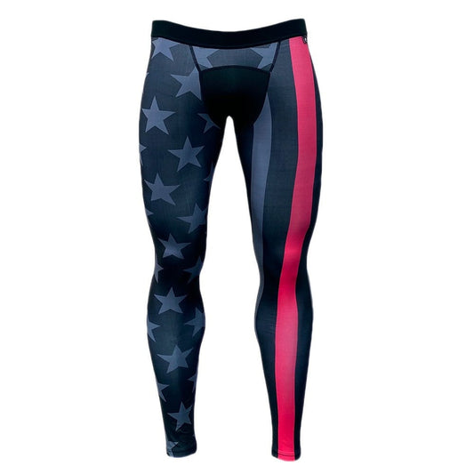 Thin Red Line Compression Tights - Grit Grind Strength