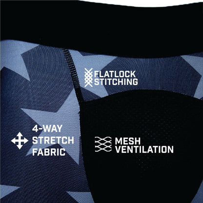Thin Red Line Compression Tights - Grit Grind Strength