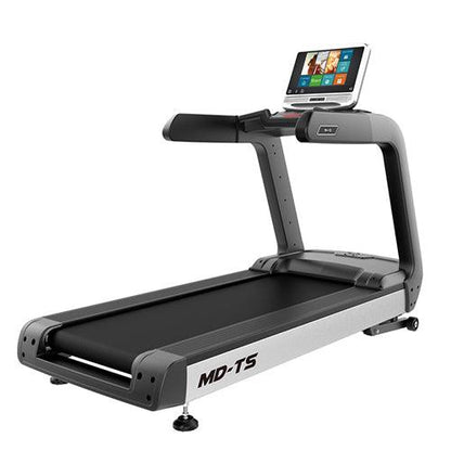 Touch Screen Commercial Treadmill - Muscle D Fitness - Deluxe Touch Screen Commercial Treadmill - Grit Grind Strength