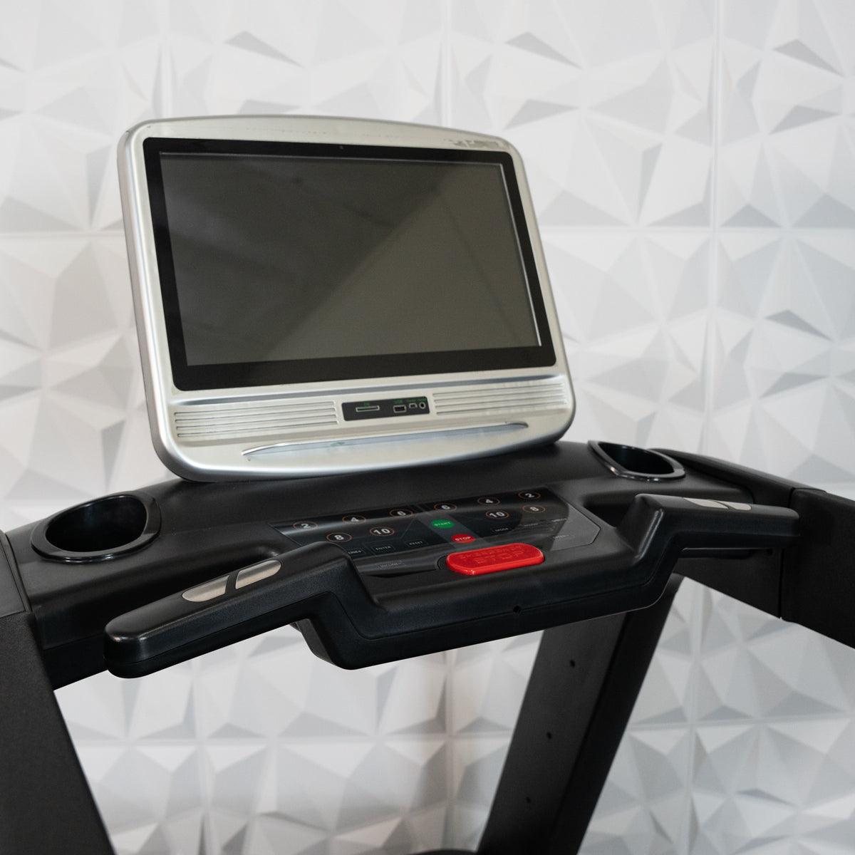 Touch Screen Commercial Treadmill - Muscle D Fitness - Deluxe Touch Screen Commercial Treadmill - Grit Grind Strength