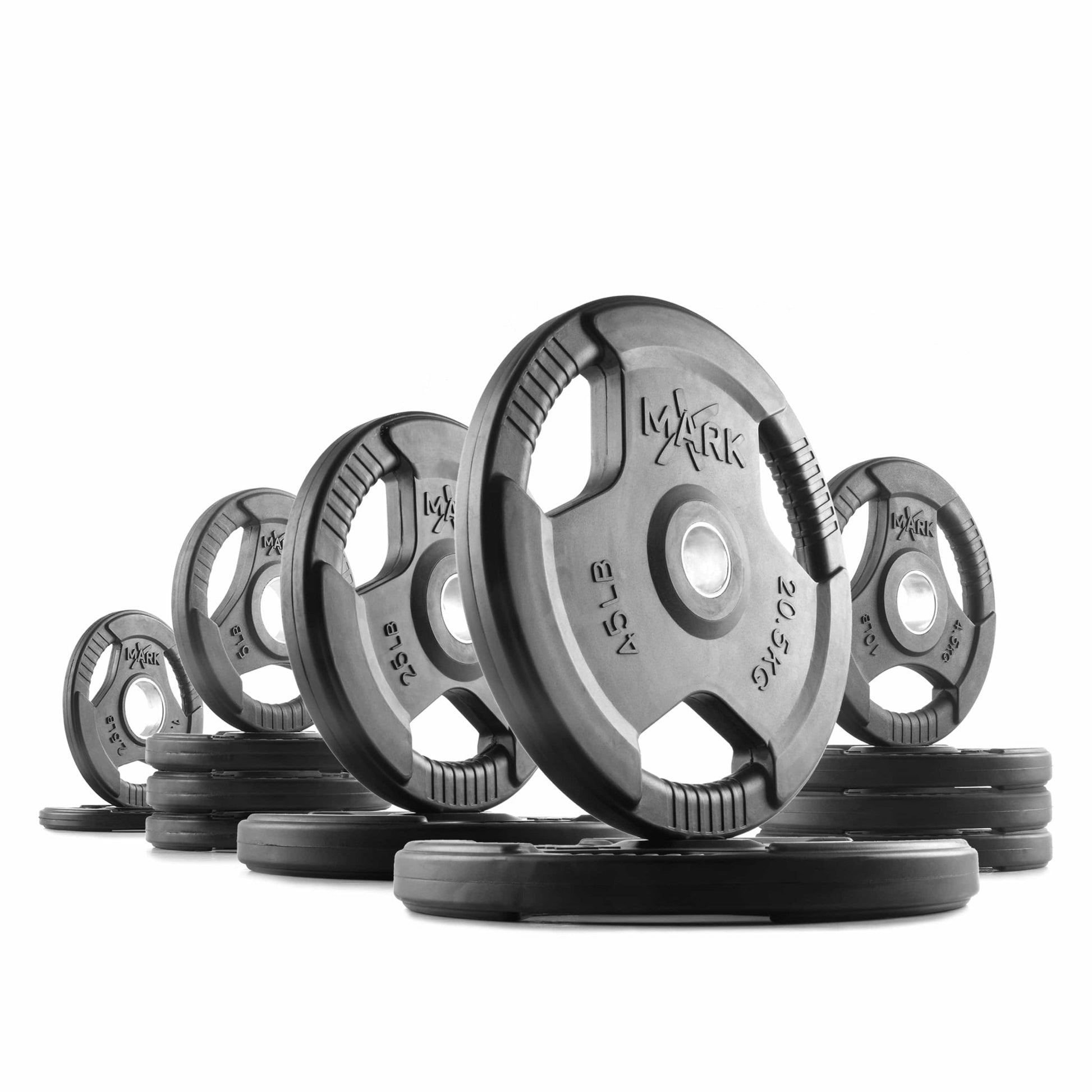 Tri - Grip Olympic Weight Plates - Grit Grind Strength