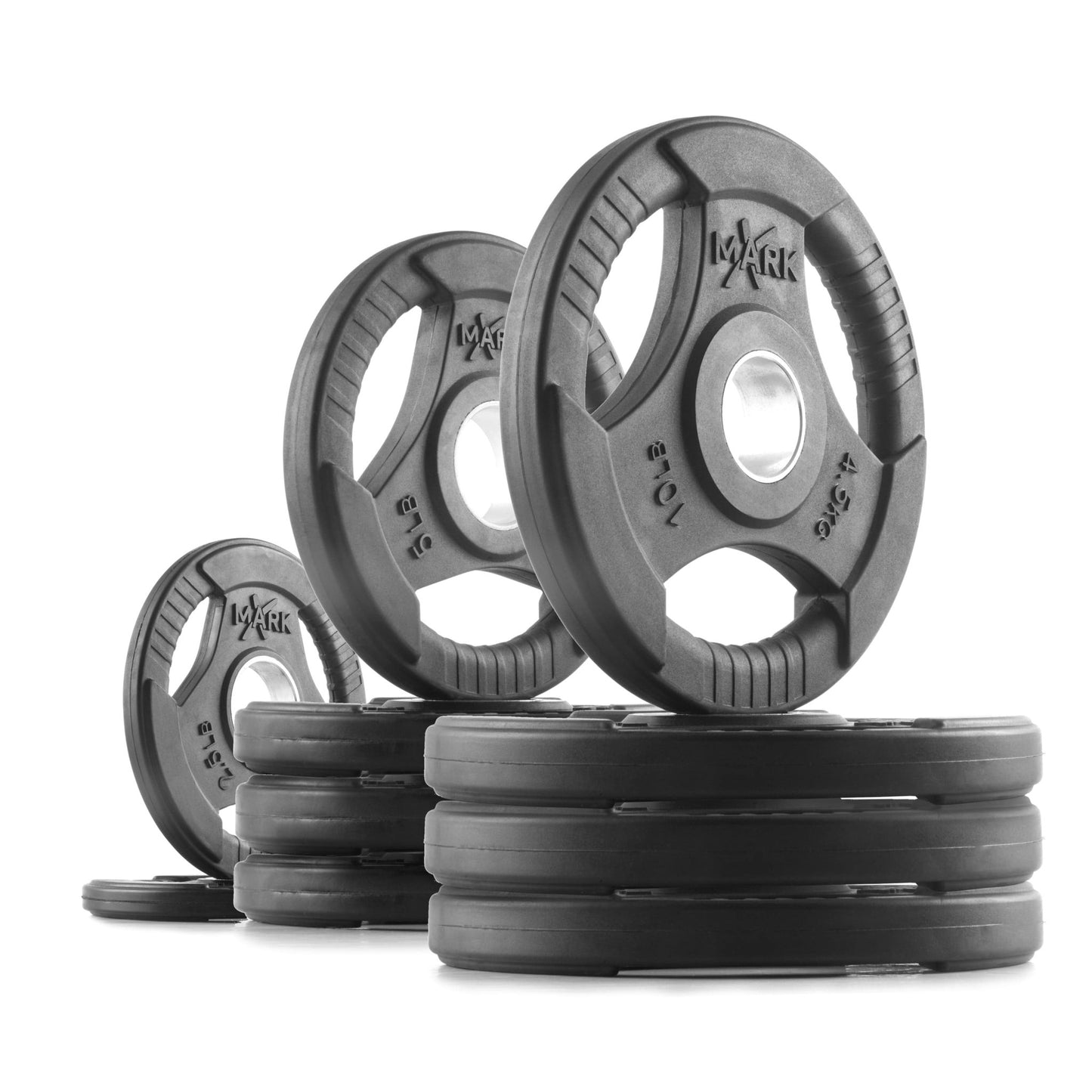 Tri - Grip Olympic Weight Plates - Grit Grind Strength