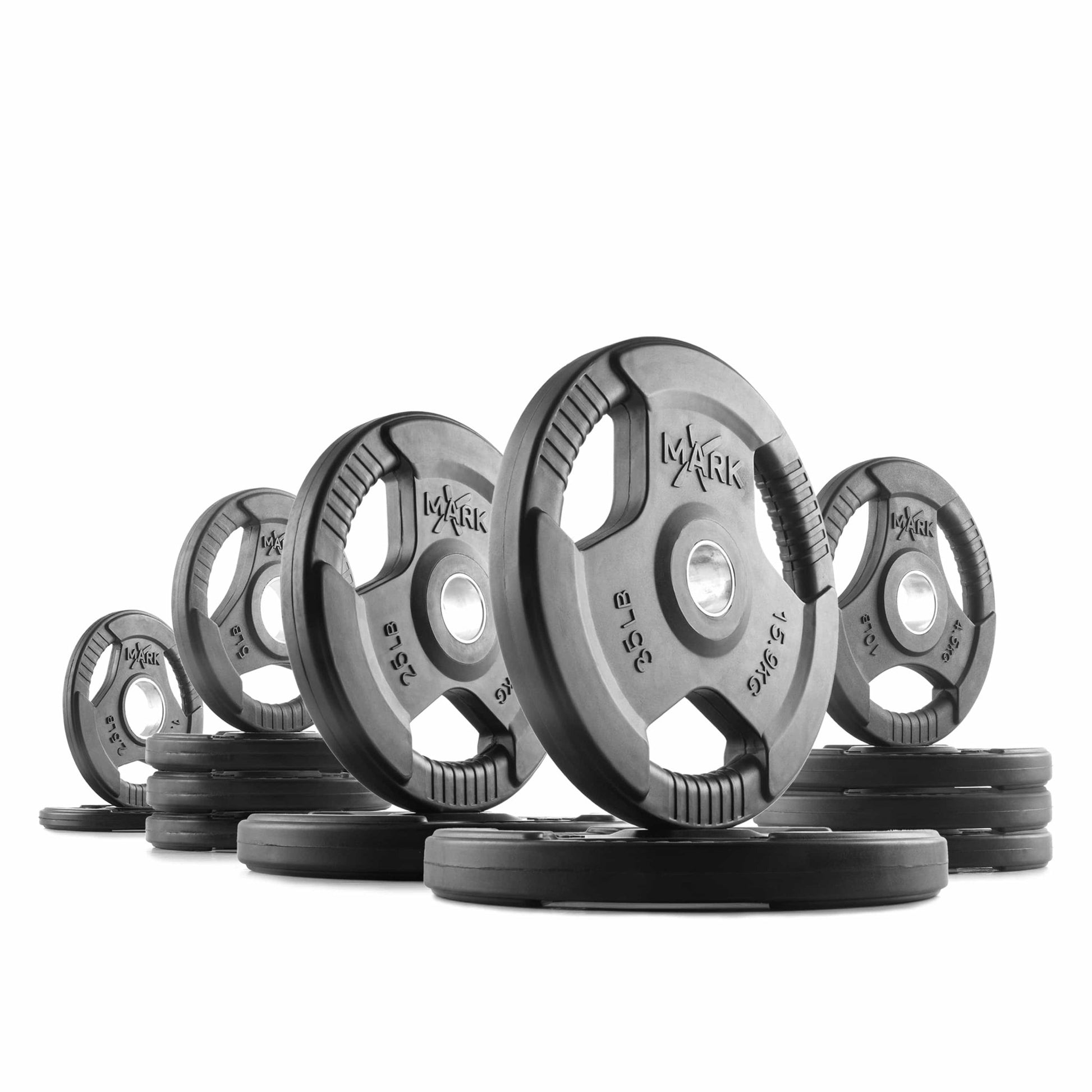 Tri - Grip Olympic Weight Plates - Grit Grind Strength