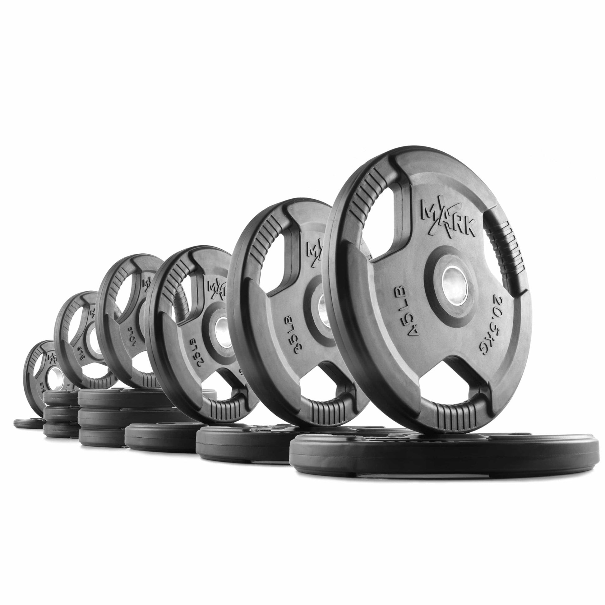 Tri - Grip Olympic Weight Plates - Grit Grind Strength