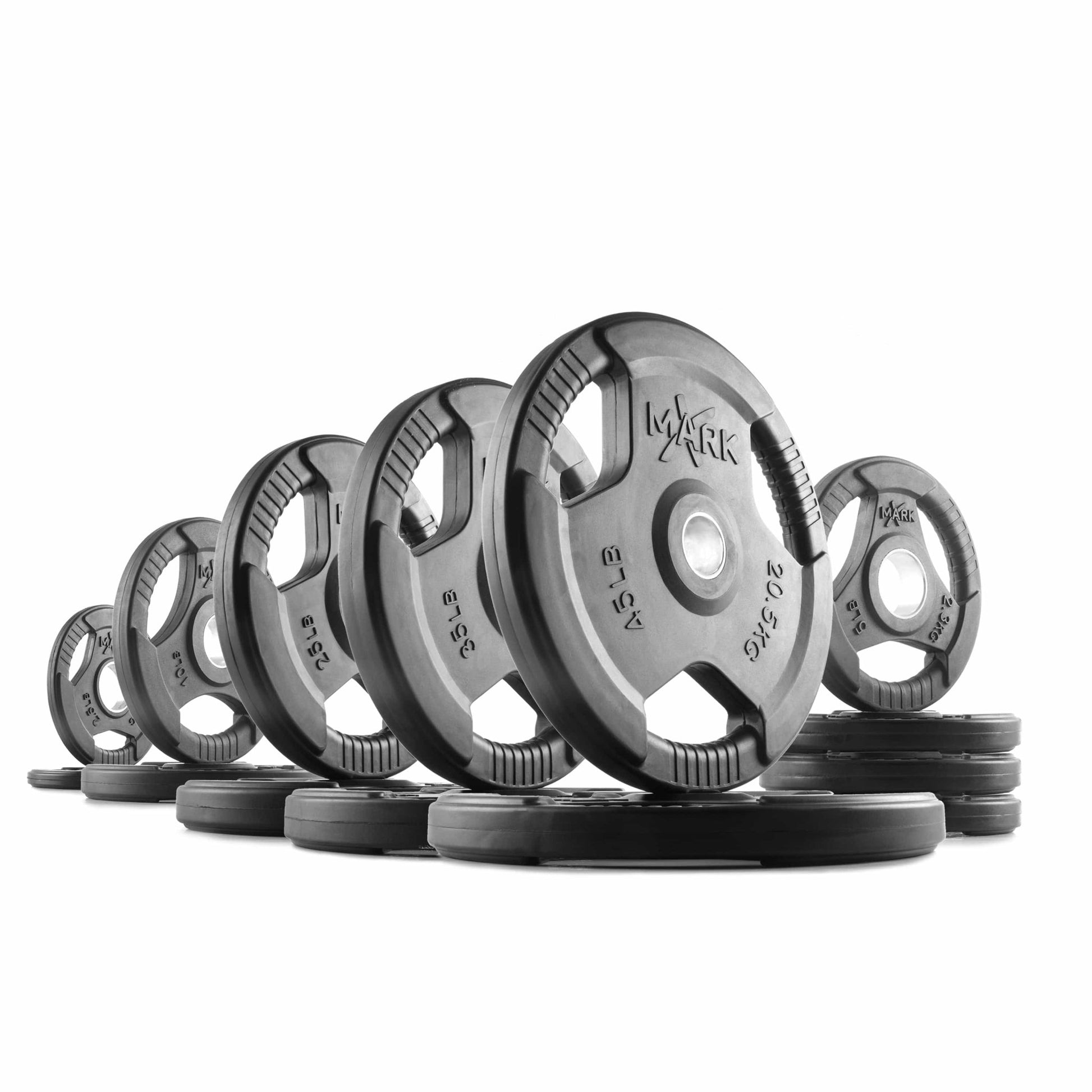 Tri - Grip Olympic Weight Plates - Grit Grind Strength