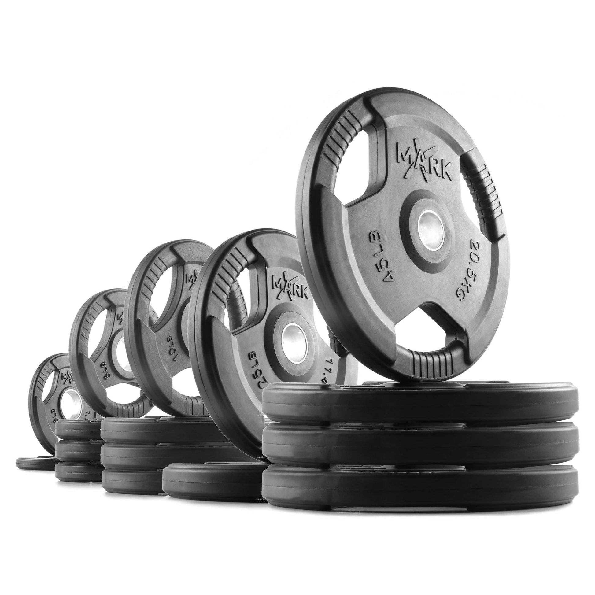 Tri - Grip Olympic Weight Plates - Grit Grind Strength