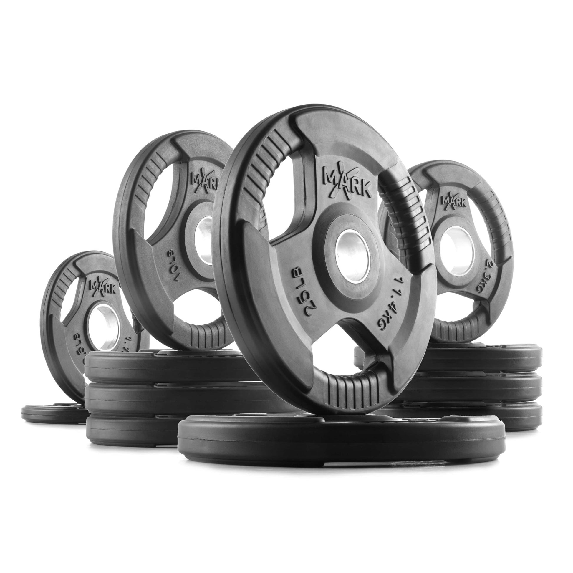 Tri - Grip Olympic Weight Plates - Grit Grind Strength