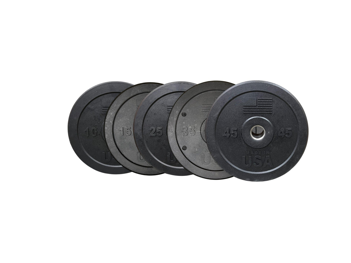 USA Bumper Plate Set - Grit Grind Strength