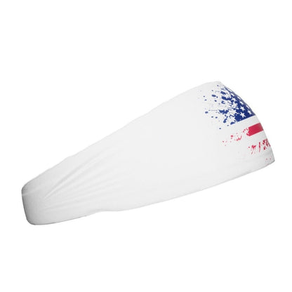 USA Splattered Headband - Grit Grind Strength