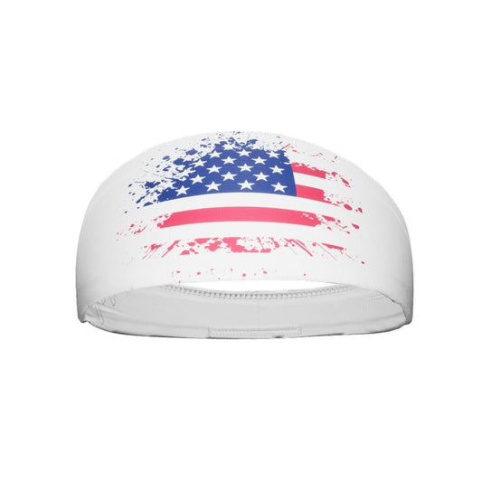 USA Splattered Headband - Grit Grind Strength