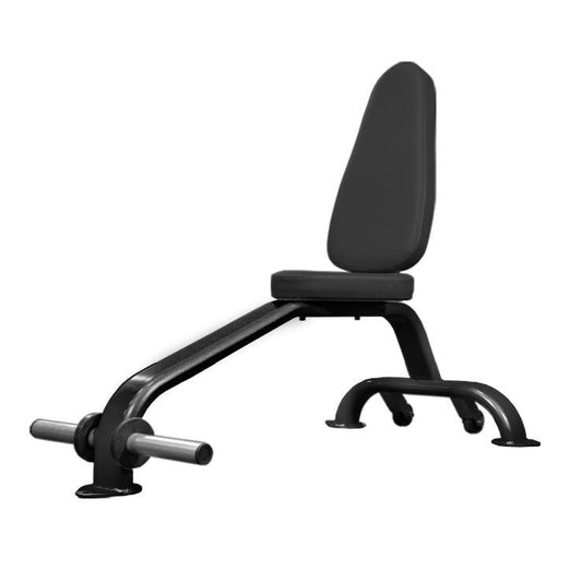 Utility Bench - Muscle D Fitness - Upright Seated Utility Bench with Foot Holds - Grit Grind Strength