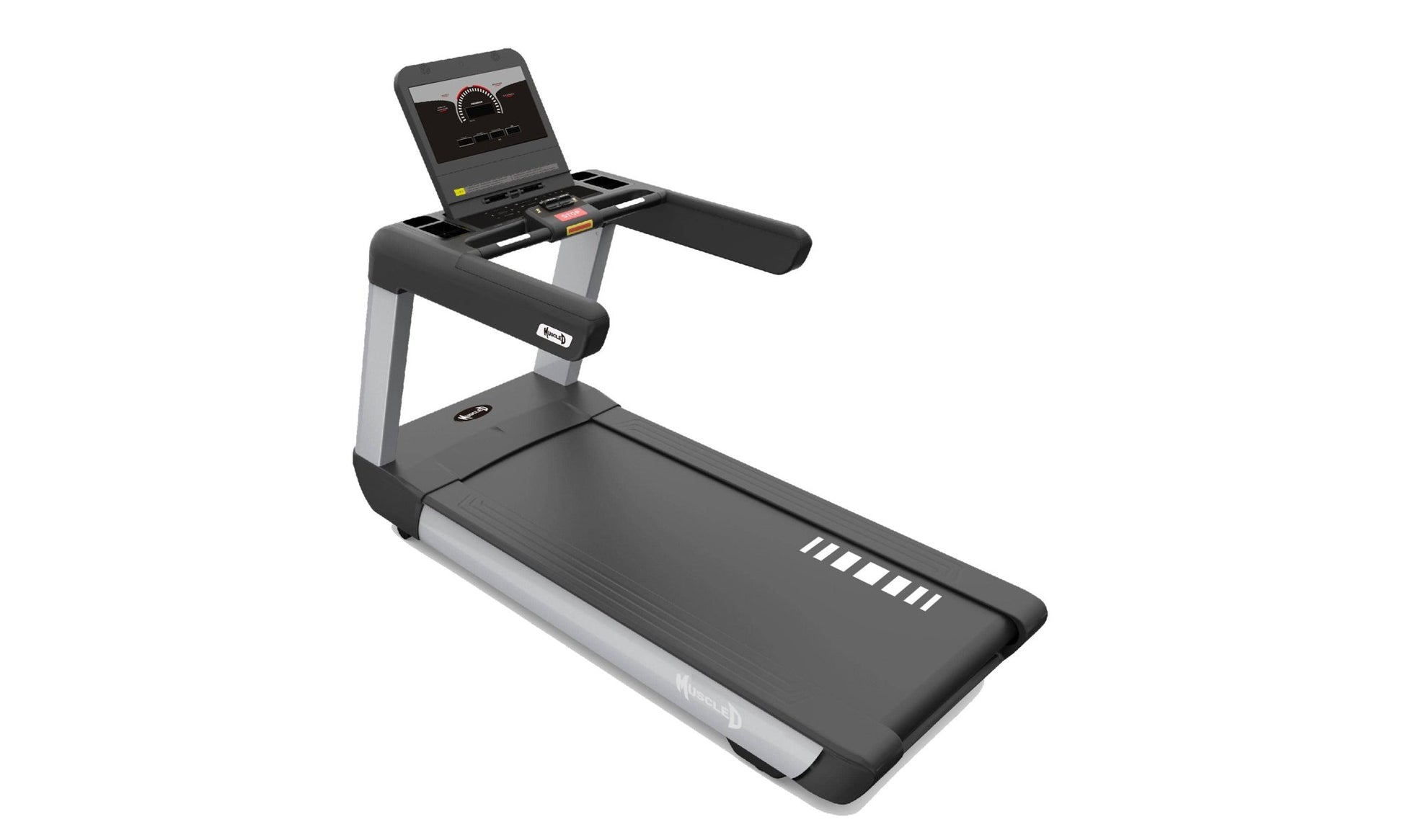 V2 LED Screen Commercial Treadmill - Muscle D Fitness - Upgraded LED Screen Commercial Treadmill - Grit Grind Strength