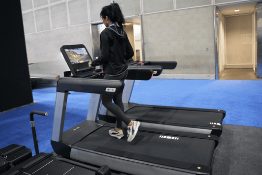 V2 Touch Screen Commercial Treadmill - Muscle D Fitness - Upgraded Touch Screen Commercial Treadmill - Grit Grind Strength