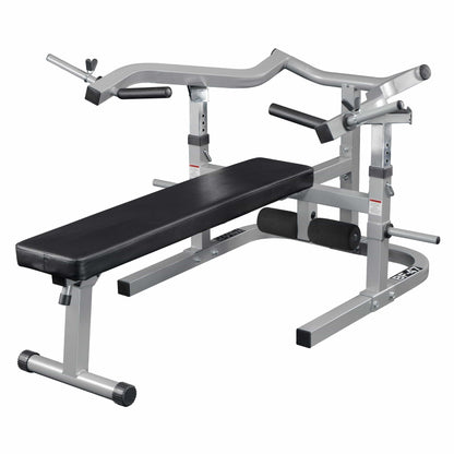 Valor Fitness Exercise Benches Flat - Incline Bench Press Machine w/ Converging Arms