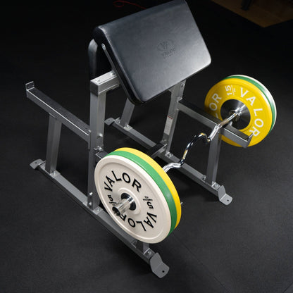 Valor Fitness Exercise & Fitness Standing Preacher Curl Bench