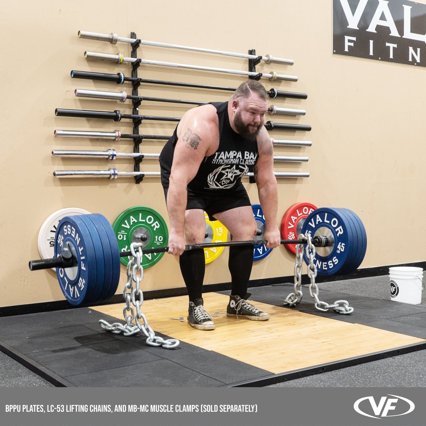 Valor Fitness Weight Bars Deadlift Barbell 90.5" 27mm
