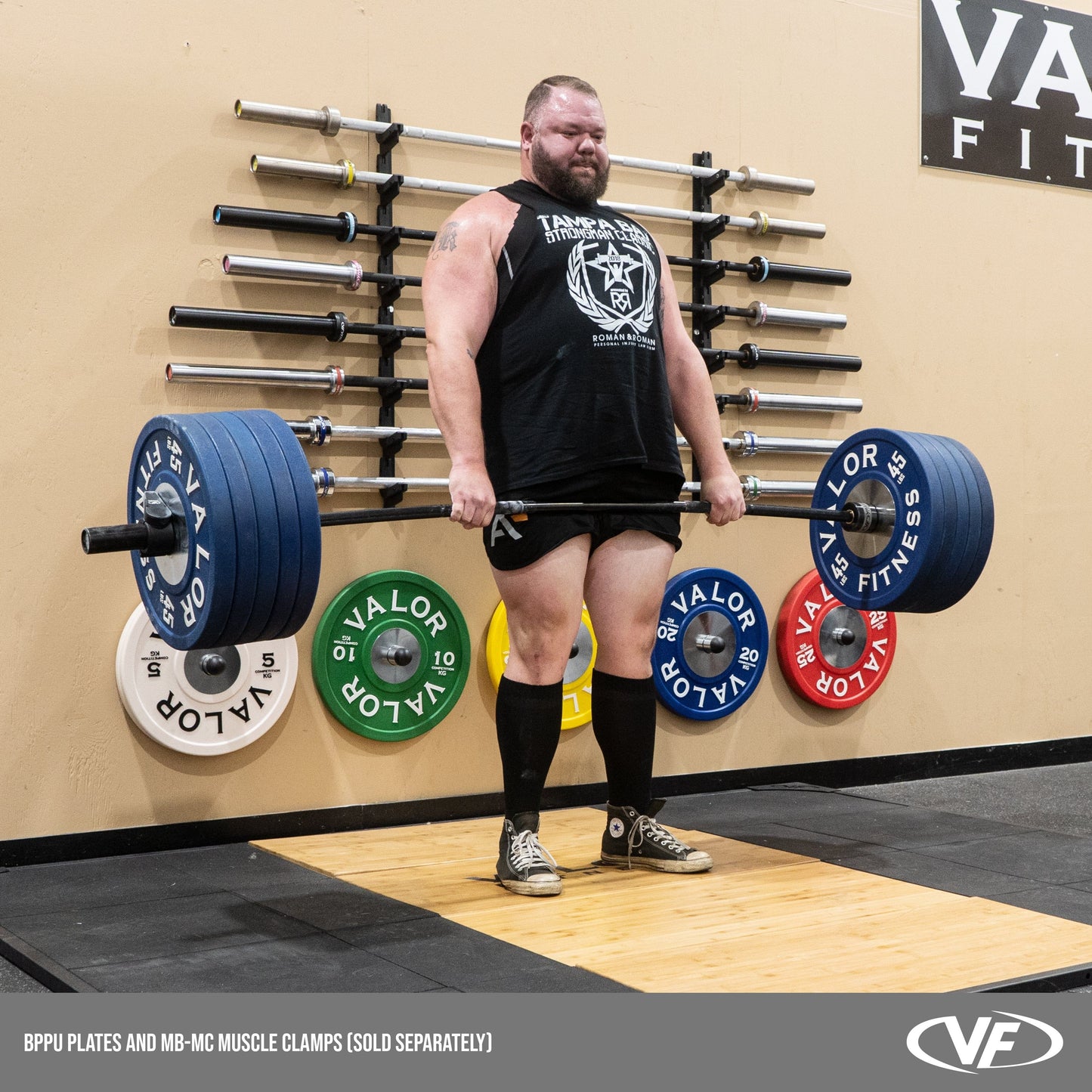 Valor Fitness Weight Bars Deadlift Barbell 90.5" 27mm