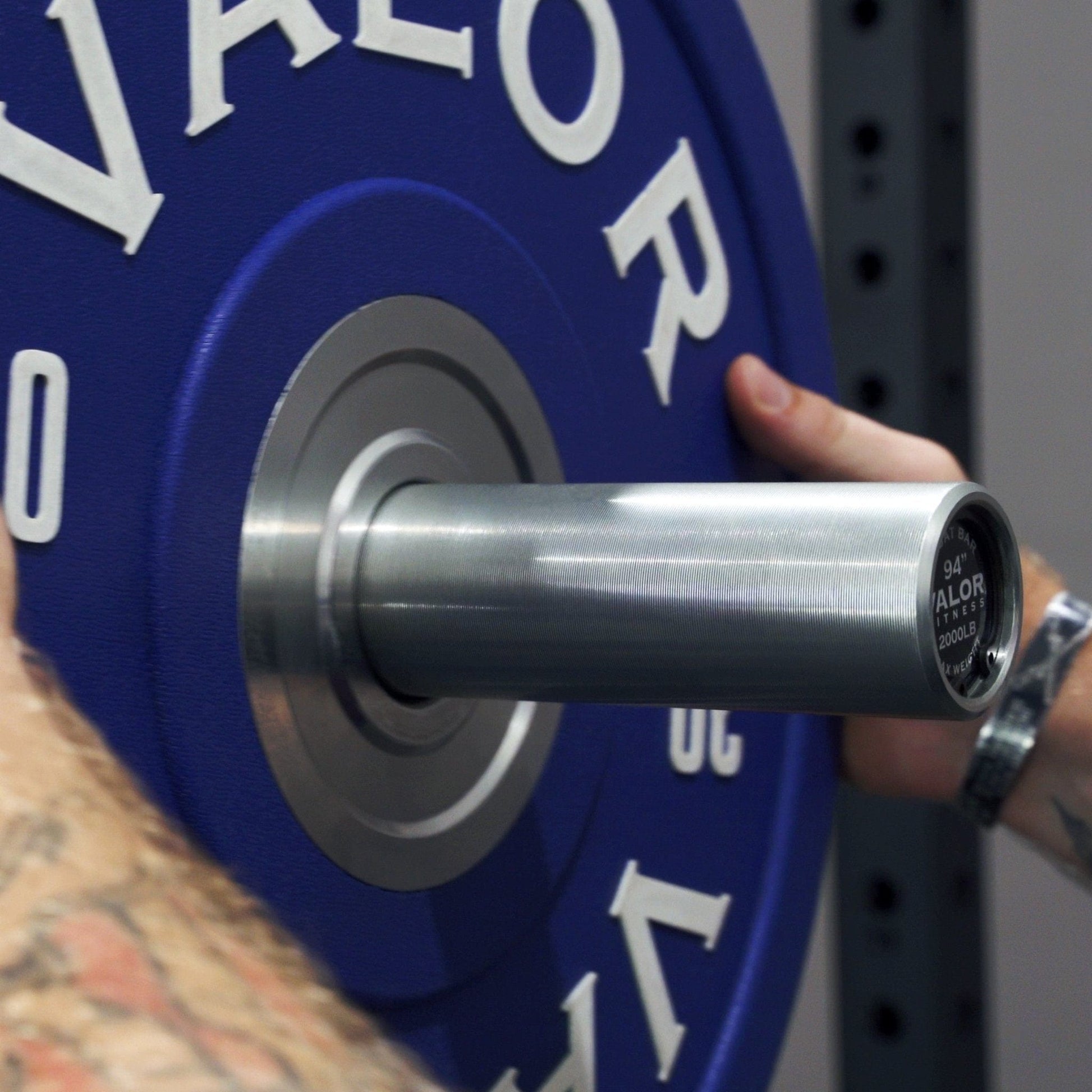 Valor Fitness Weight Bars Powerlifting 94" 32mm Squat Barbell