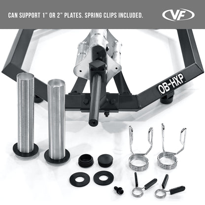 Valor Fitness Weight Bars Standard Multi Grip Trap Bar