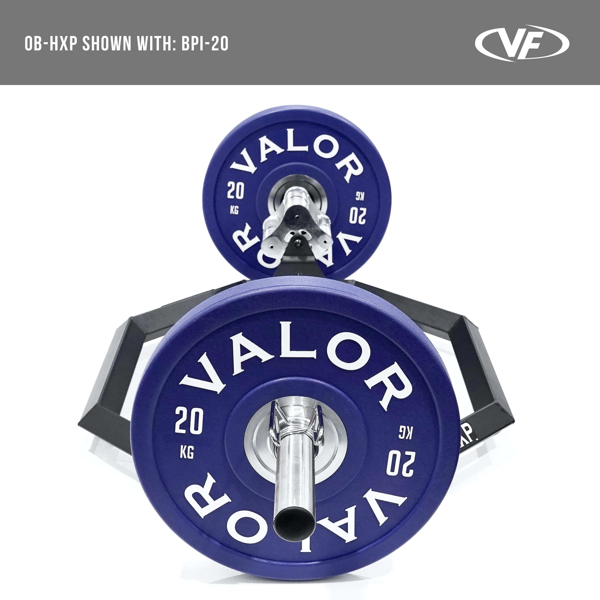 Valor Fitness Weight Bars Standard Multi Grip Trap Bar