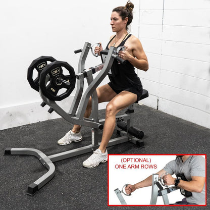 Valor Fitness Weight Lifting Machines & Racks Seated Row Machine w/ Independent Arms