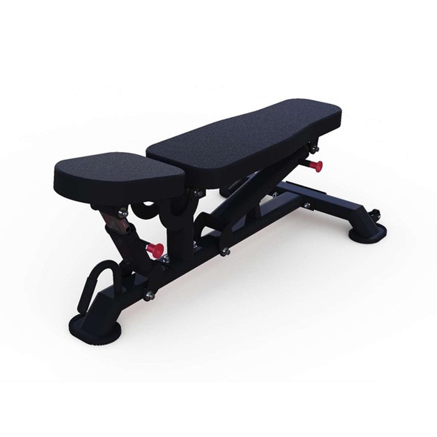 Vertical Flat to Incline Bench - Muscle D Fitness - Sturdy Adjustable Flat to Incline Bench - Grit Grind Strength