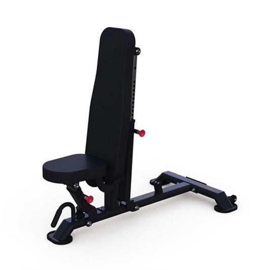 Vertical Flat to Incline Bench - Muscle D Fitness - Sturdy Adjustable Flat to Incline Bench - Grit Grind Strength