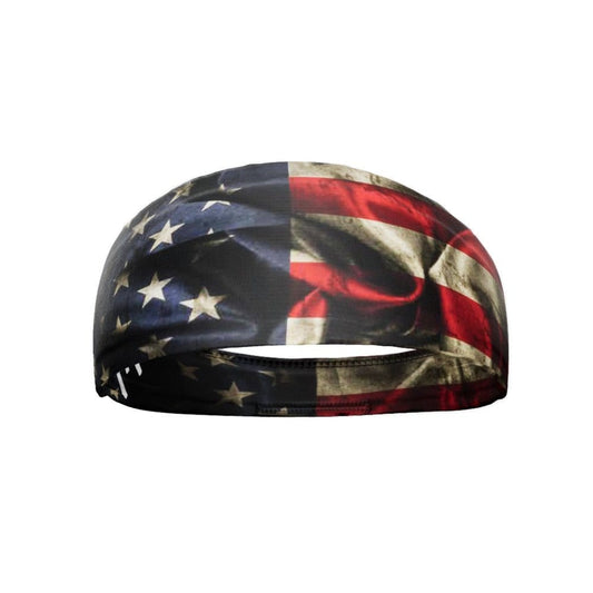 Vintage USA Flag Headband - Grit Grind Strength