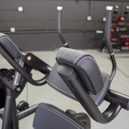 Vogue Ab Crunch - Muscle D Fitness - Adjustable Seat - Abdominal Workout - Selectorized Weight - Grit Grind Strength